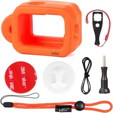 Floaty Case for Gopro Hero 13/12/ 11/10/ 9 Black, Floating Case with Long Screw