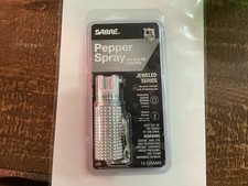Sabre Red Silve Pepper Spray Self Defense MAXIMUM STRENGTH W/UV DYE W/Key Ring