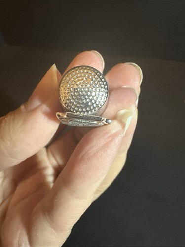 Souvenir Silver Tone Thimble TWE Atlanta, Georgia Skyline - Picture 5 of 6