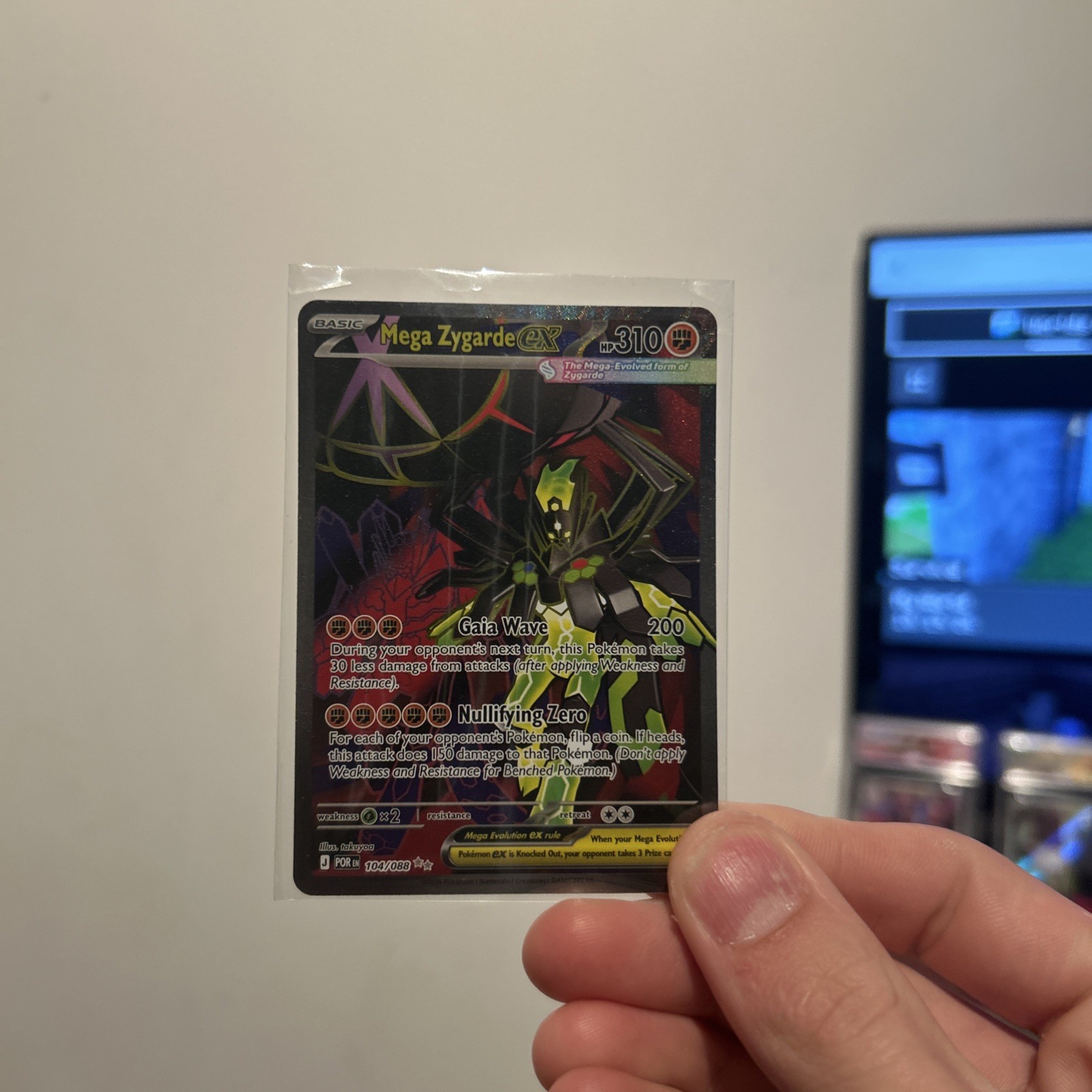 Pokémon TCG Mega Zygarde EX 104/088