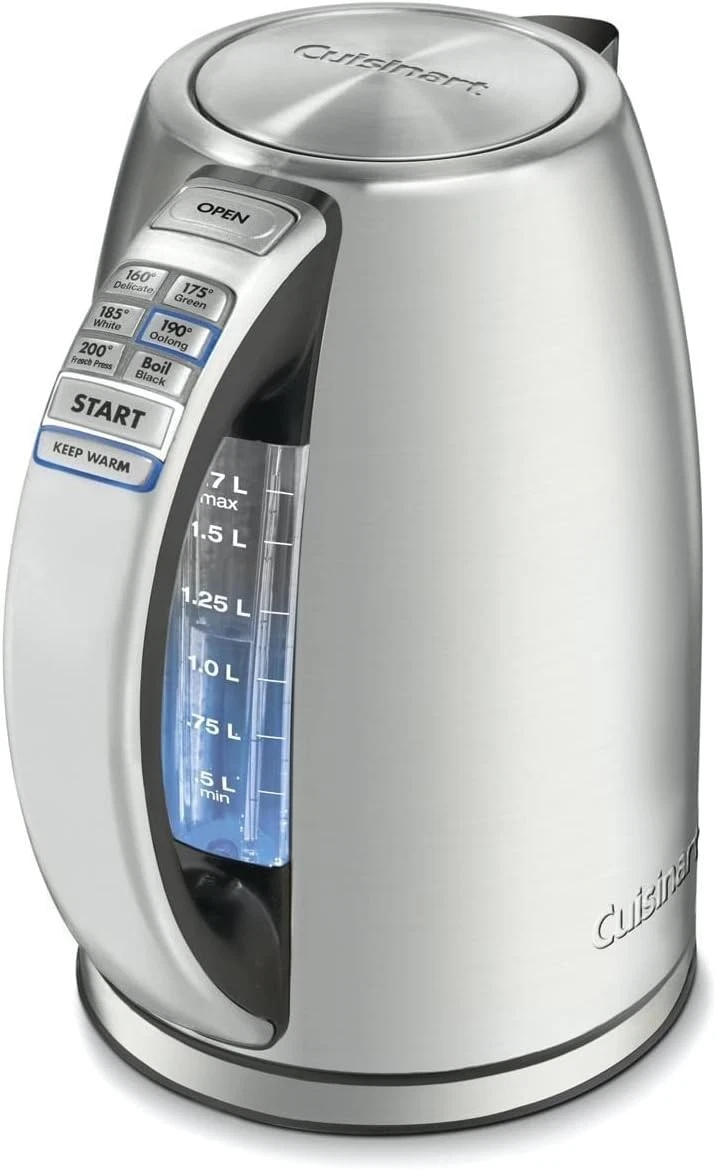 Cuisinart CPK-17P1 Perfectemp Cordless Programmable Electric Kettle 1500W
Opens in a new window or t