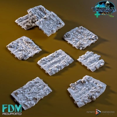 Modular Mud Roads - Torbridge Cull - Infinite Dimensions Terrain Wargaming D&D D