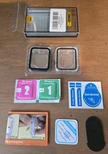Protecter, Full body Cover For Iphone Watch 42mm- Hard And Soft Black And Clear