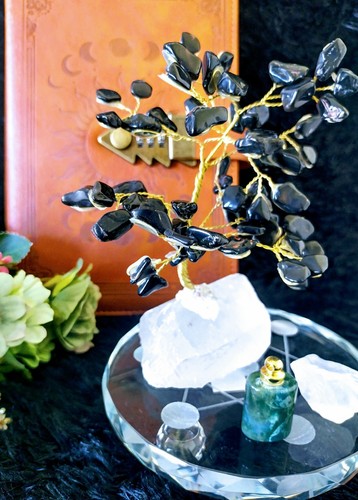 Crystal Tree. Obsidian Crystal Tree - Picture 20 of 23