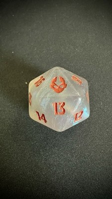 Oversized Spindown D20 Die - MTG Avatar: The Last Airbender Dice Life Counter