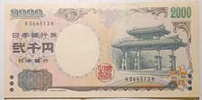 Japan - 2000 2000 Yen Bank of Japan (日本銀行) Commemorative End of 2nd Millennium