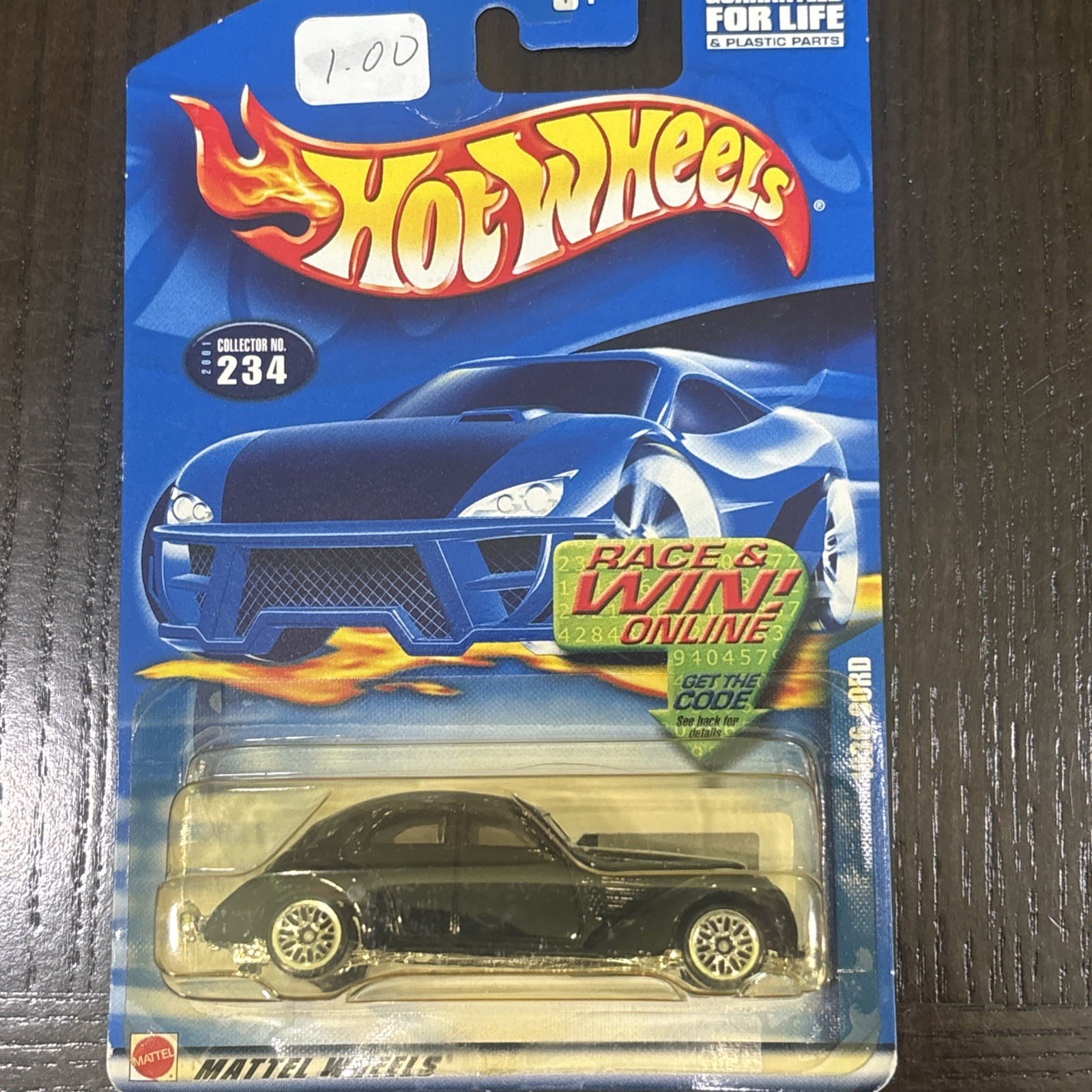 Hot Wheels 1936 Cord 2001 Collector No.234
