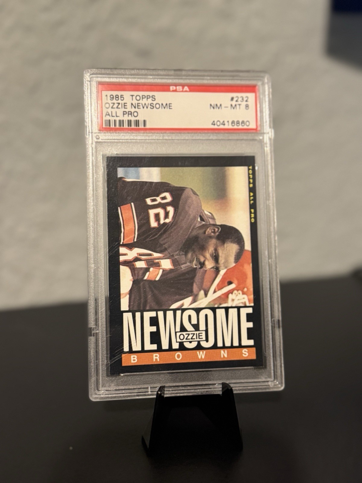 1985 Topps - Ozzie Newsome #232 PSA8