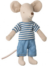NEW Maileg LouiMax Big Brother Mouse Mice Miniature Miniatures Toy Toys French