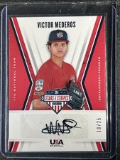 Mederos, Victor - 2019 USA Baseball - Autograph - 10/25