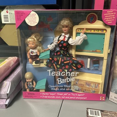 NIB 1995 Mattel Teacher Barbie 13914 | eBay