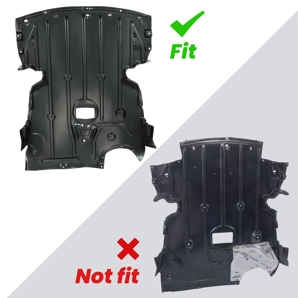 Undercar Engine Splash Shield Cover For 06-2013 BMW 3-Series 328i 335i Base RWD — 第 2/4 张图片