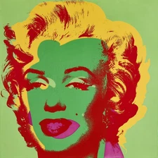 ANDY WARHOL Pop Art Poster or Rolled Canvas Print "Marilyn" Marilyn Monroe #32