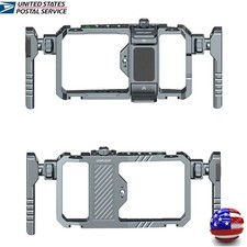 2x Universal Phone Cage Video Rig Handles Vlog Case Stabilizer For iPhone 17 Max