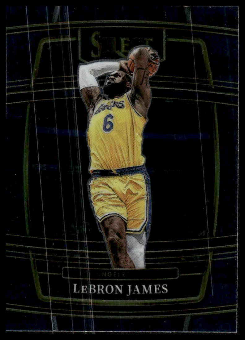 2021-22 Panini Select #100 LeBron James Blue (Retail Base)