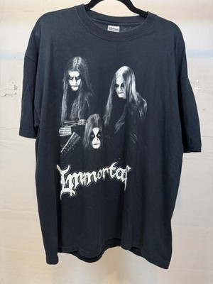 Vintage Immortal Shirt XL Late 90s Black Metal Death Metal