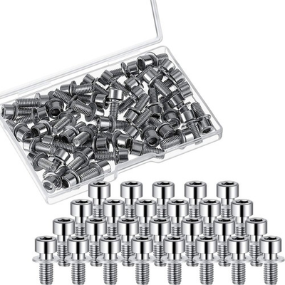#ad Stainless Steel M5 Hex Socket Bolts with Washers 40 Pcs for Bike Water Bott... $16.44