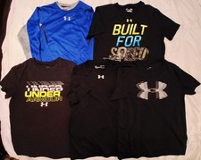 Lot of Big Boy's Under Armour Clothes Sz MD LG