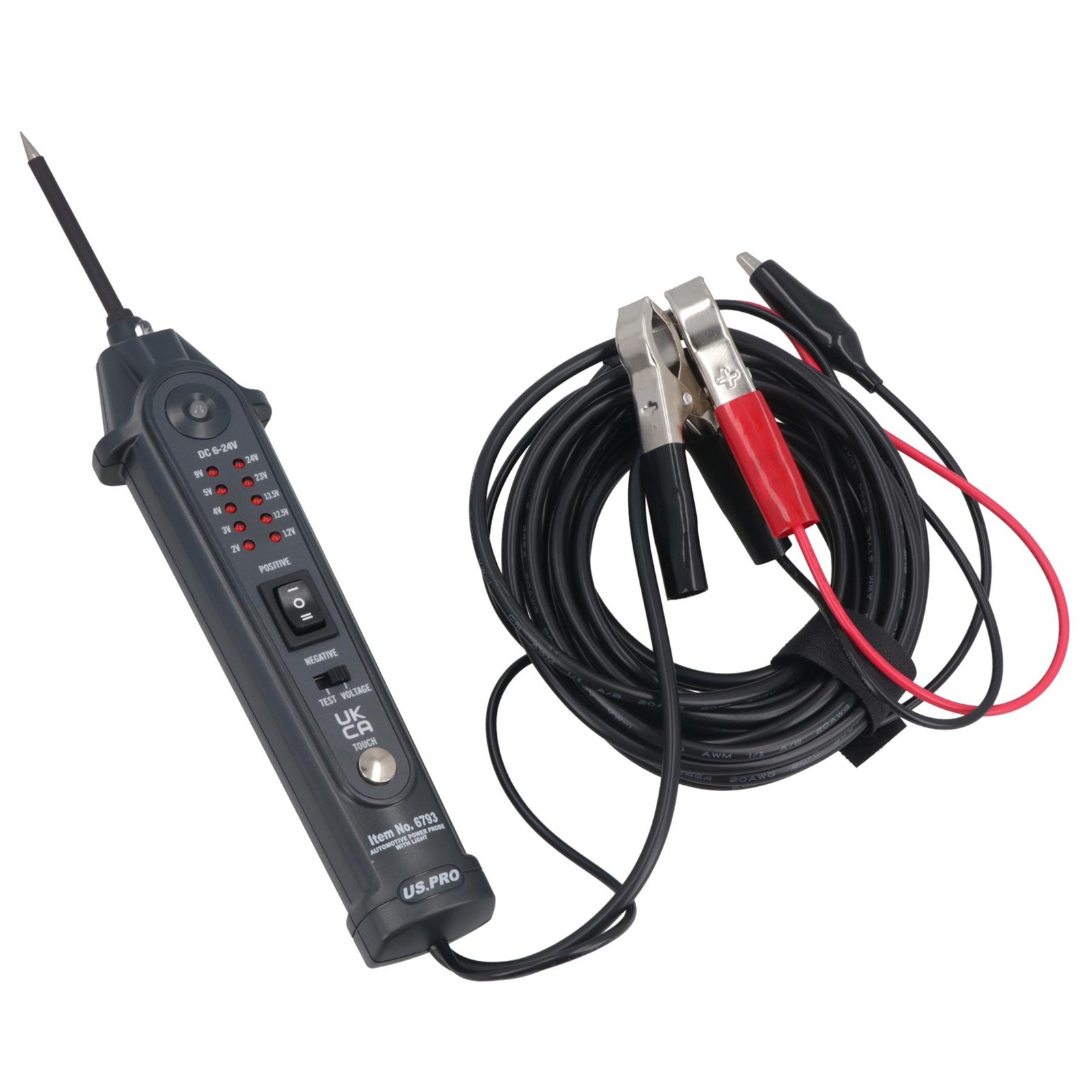 Automotive Power Probe with Light Continuity Circuit Tester 6 - 24 Volts