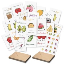 Premium Funny Thank You Cards, Teacher Appreciation Cards with Envelopes, Cut...