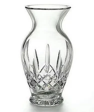 Waterford Crystal Lismore Vase 8in with Original Box Excellent