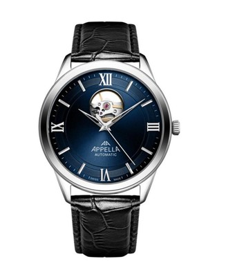 APPELLA Men Casual Watch Classic Dress Blue Dial Waterproof Luxury Swiss 42mm