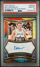2024-25 Select Dalton Knecht Tie-dye Rookie Signatures 25 Rs-dal Psa 10