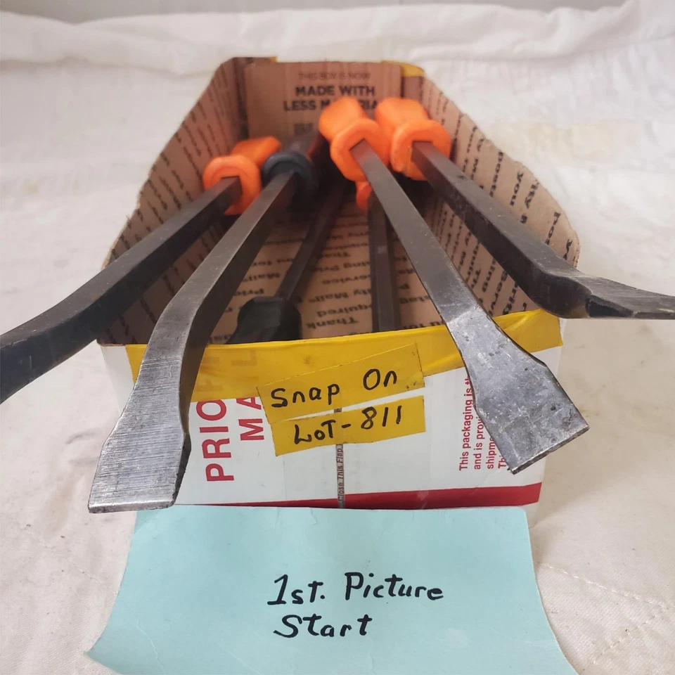 Lote de 5 barras de palanca a presión herramientas manuales mixtas o uso en garaje LOTE-811 Foto 2 de 4