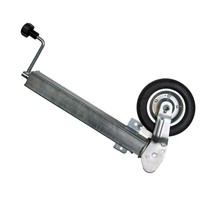 Automatik StüTzrad FüR PKW AnhäNger 60Mm Vierkantrohr 2-Loch Flansch 400Kg