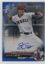 2017 Bowman Draft Chrome Pick Blue Refractor 36/150 Griffin Canning Auto 13iq