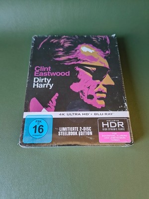 Dirty Harry - Limited Steelbook - 4K UHD + Blu-ray - OVP mit Lackschaden