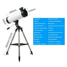 375X Astronomical Telescope High Power Monocular Telescope Refractor NAFA