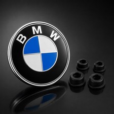 BMW Emblem 78mm Blau Weiß E91 E65 E66 E31 X5 E53 Z3 inkl. Tüllen
