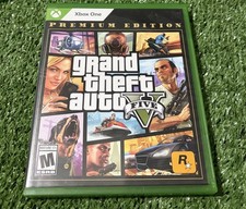 Grand Theft Auto V Premium Edition GTA 5 Xbox One - Artwork Case and Disc Tested