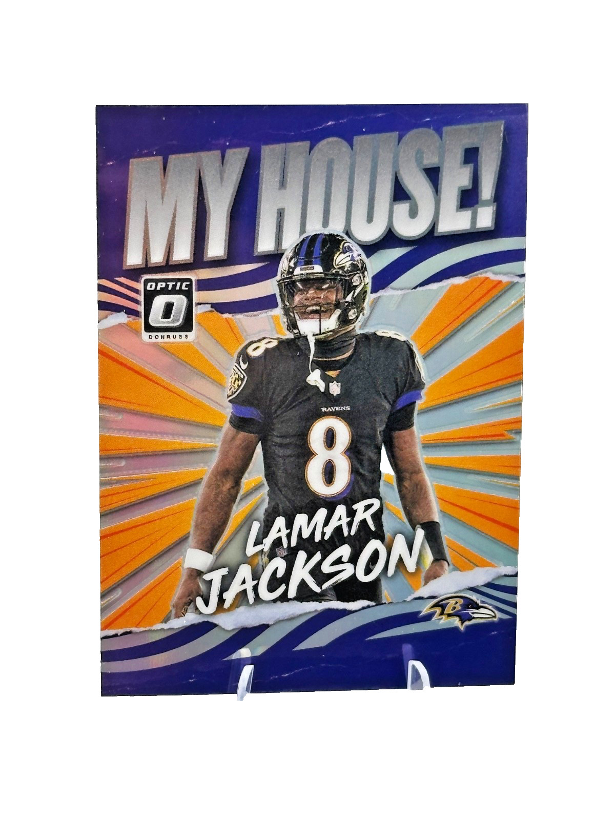2021 Panini Donruss Optic - My House! Lamar Jackson #MH-9