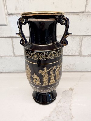 Vintage Handmade Vase From Greece Ceramic Pottery