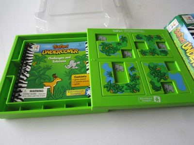 PRE-OWNED ''SAFARI UNDERCOVER'' PUZZLE-AGES 7+-GRADE 2+-EDUCATIONAL INSIGHTS
