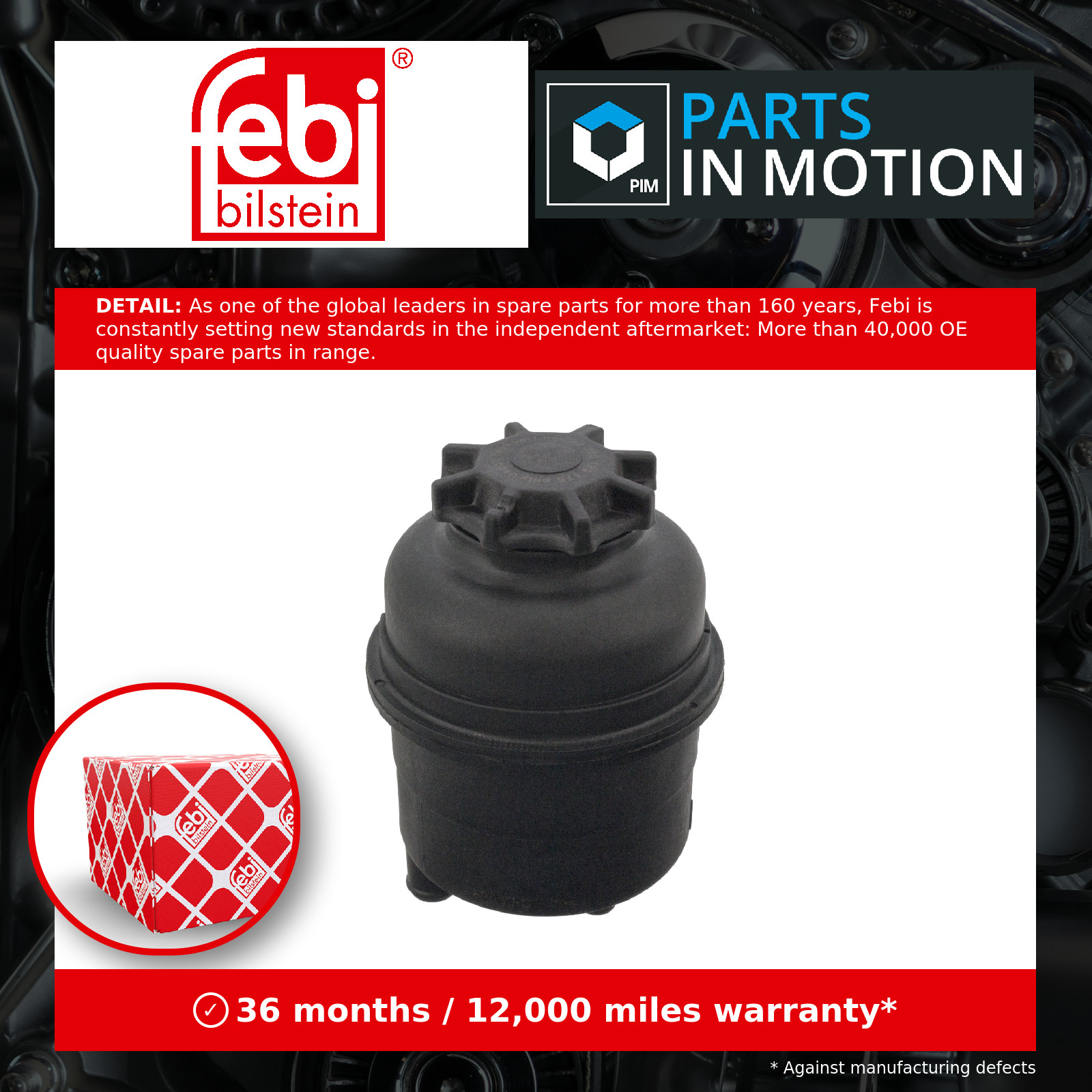Febi Bilstein 38544 Power Steering Hydraulic Oil Expansion Tank Fits BMW Mini - Image 20