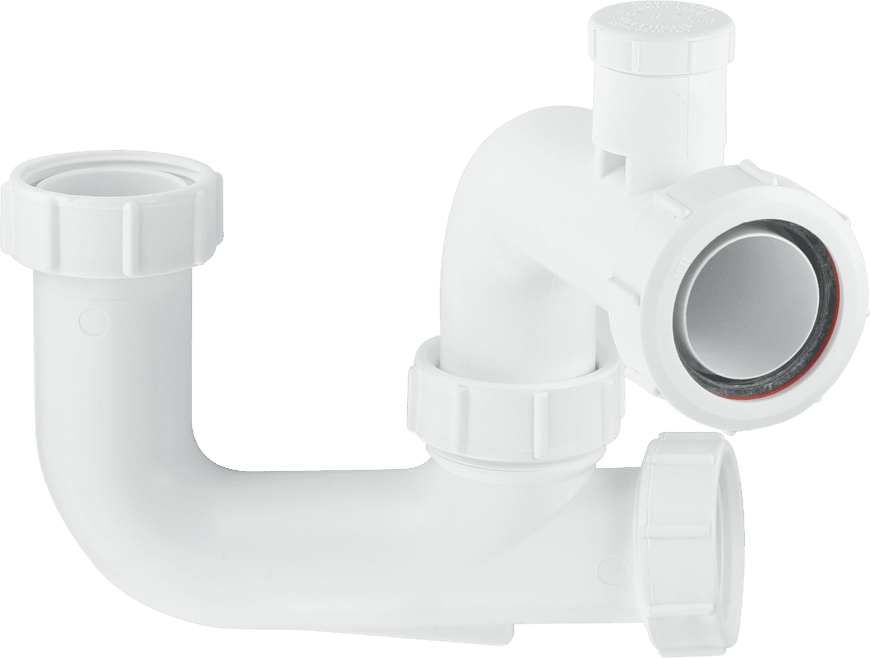 McAlpine L10V 75mm Water Seal Anti-Syphon with 1.5""Multifit Outlet Bath Trap