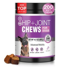 Glucosamine for Dogs 200pcs Joint Support Supplement Dog Hip and Joint Chondr...
