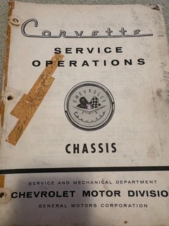 CORVETTE CHASIS SERVICE OPERATIONS SIGNED BY ZORA ARKUS DUNTOV