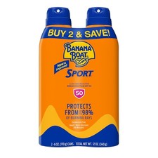 Banana Boat Sport Ultra SPF 50 Sunscreen Spray Banana Boat Sunscreen Spray SPF