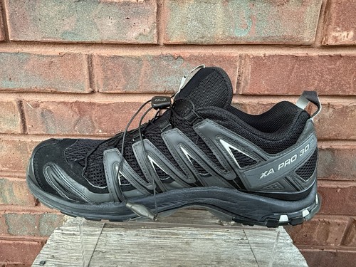 Scarpe da trekking Salomon XA Pro 3D trail running nere taglia 13 sneakers SPEDIZIONE VELOCE!! - Foto 10 di 20
