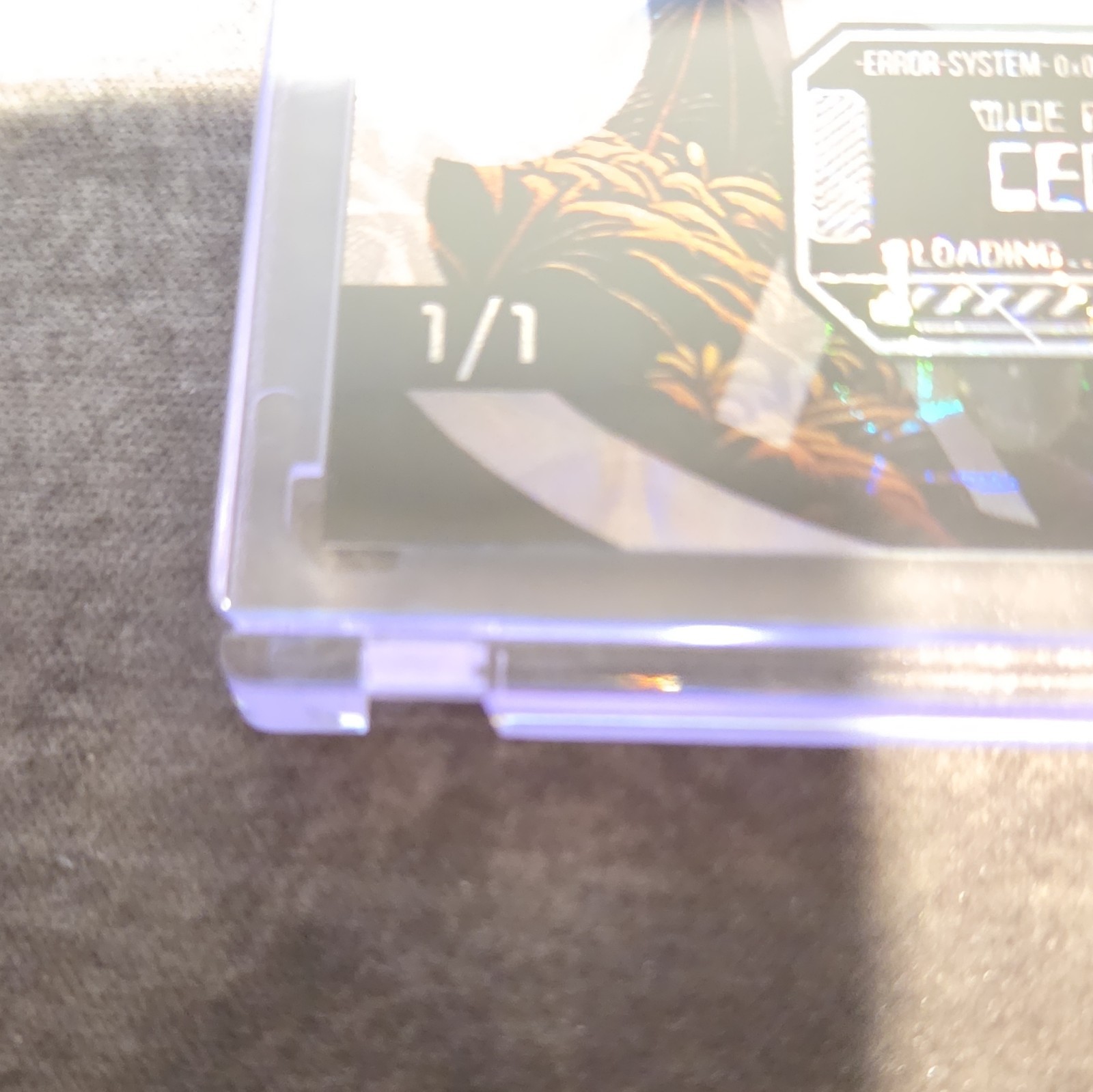 Cederian Morgan 1/1 Auto! Alabama Tide! Fantasy Football Atompunk 2026! 1st Card view 2