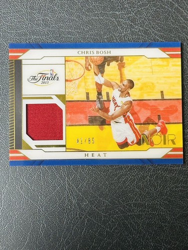2023-24 Panini Noir Chris Bosh The Finals 2013 Game Worn Patch /85