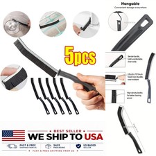 Multifunctional Crevice Cleaning Brush Set, Long Handle Ergonomic Bathroom