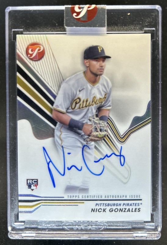 2024 Topps Pristine Nick Gonzales Auto Autograph RC Rookie #PA-NGO Pirates