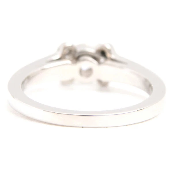 Anillo bailarina Cartier diamante talla Pt950 (EE. UU.) 4,75 0,30 quilates joyería para mujer #00754 Foto 3 de 4