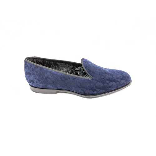 Mocassins Dior M Timeless chaussons bleu royal BNWB 42