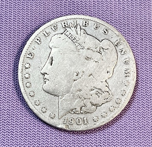 1901 S SILBER MORGAN DOLLAR G ✨Schwer zu finden Münze✨ Beenden Sie Ihre Sammlung 👍🏼